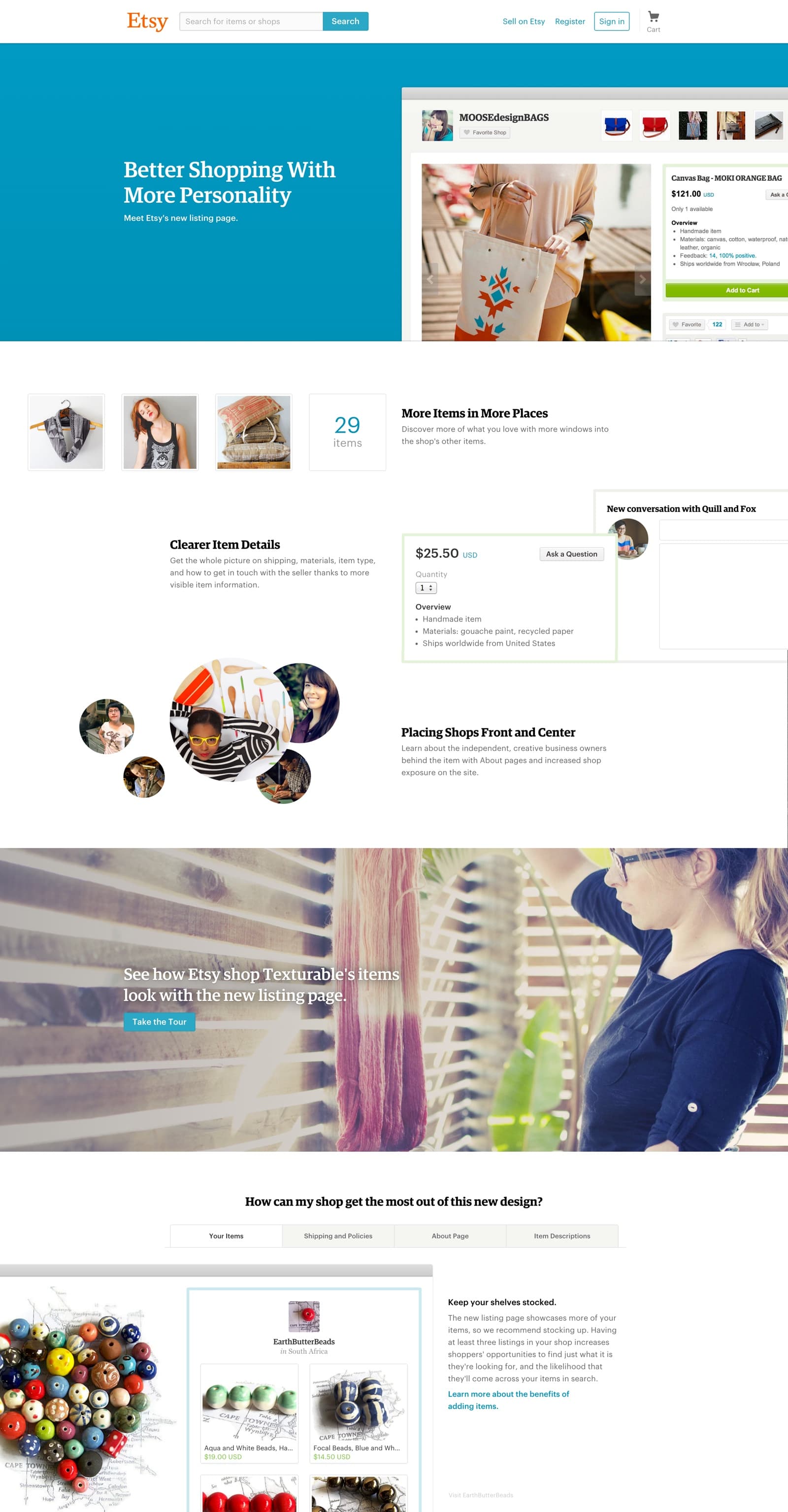 Announcing Etsy's new listing page